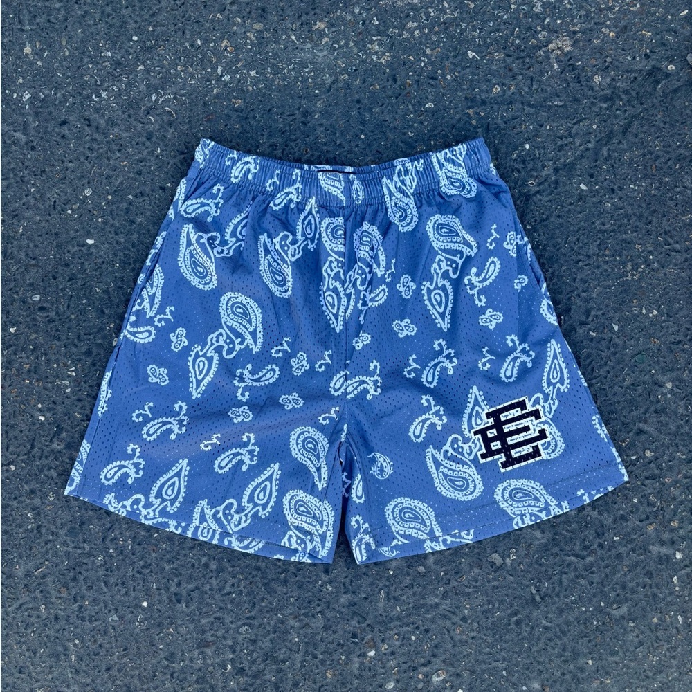 Eric Emanuel Paisley Basketball Athletic Mesh Shorts